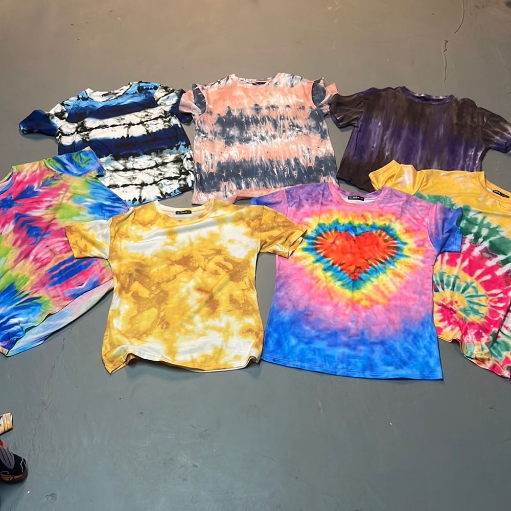 SHEIN Tie Dye Tops